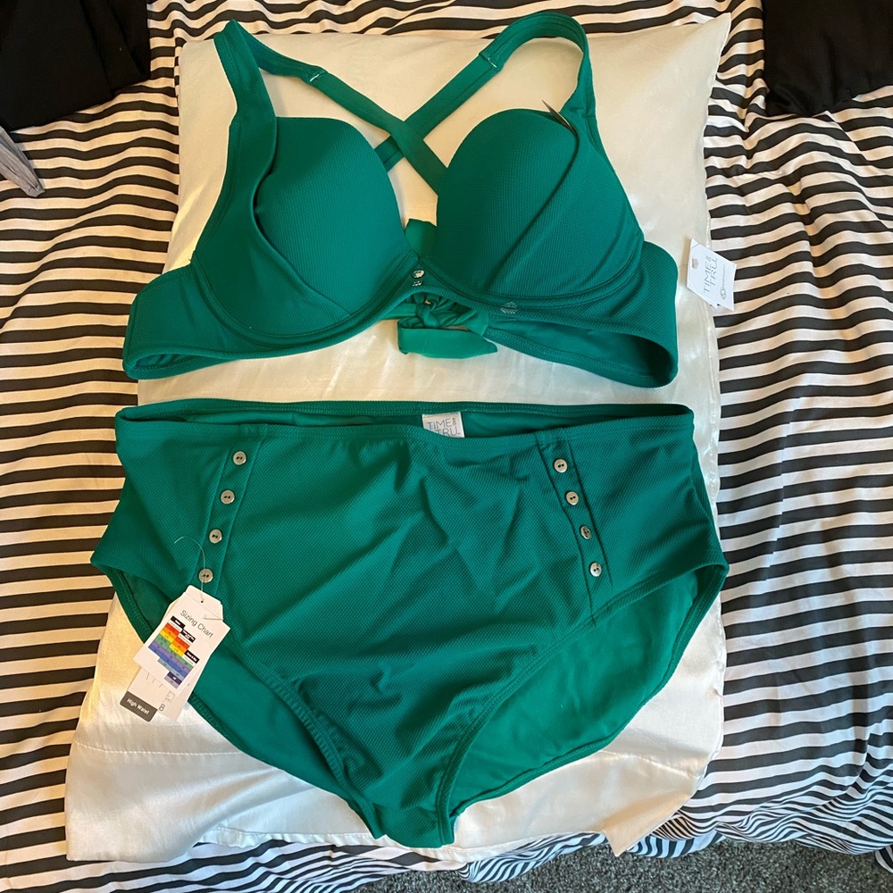 High waisted swimsuit